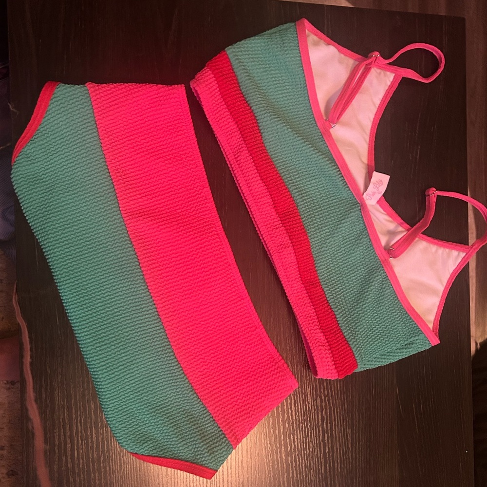Colorful Striped Two-Piece Set